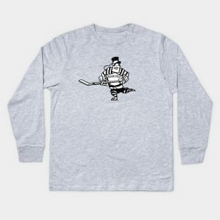 Defunct - Cleveland Barons Hockey Kids Long Sleeve T-Shirt